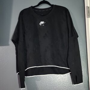 Nike Air  Black Crewneck Sweater